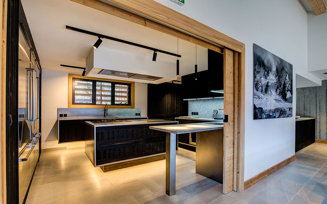 Le Chalet Mont Blanc Chamonix kitchen
