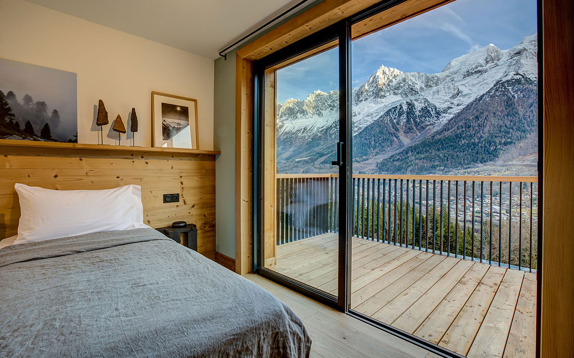 Le Chalet Mont Blanc Chamonix bedroom
