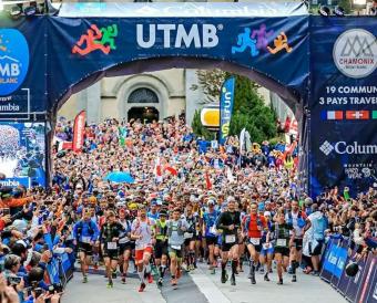 UTMB Chamonix starting line