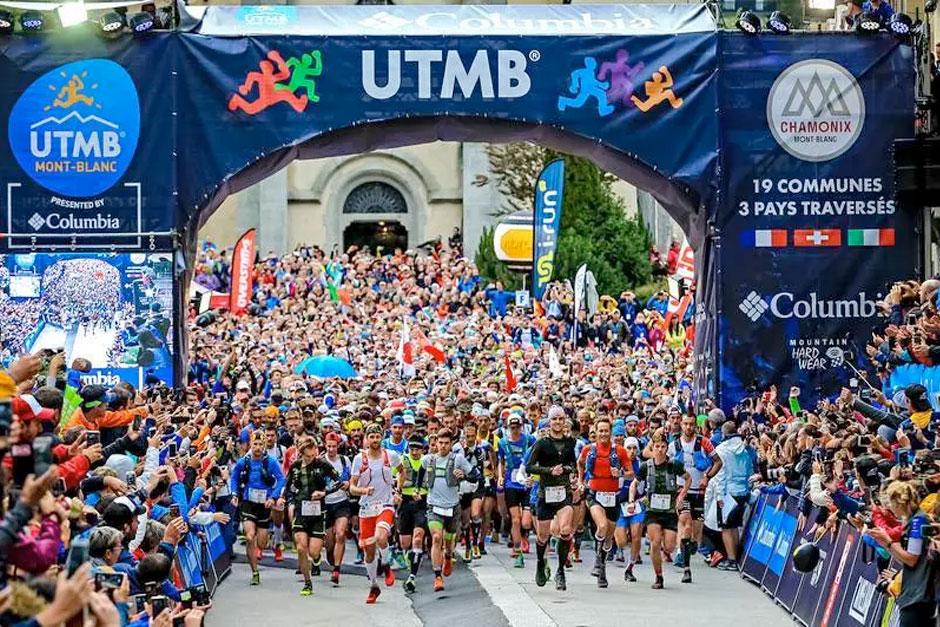 UTMB Chamonix starting line